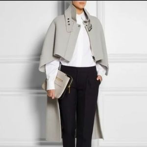 Gray Cape Car Coat